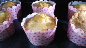 マフィン　焼き上がり